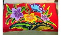 Wholesale Rayon Sarong Lava Lava Hand Painted by Balinese Artisans High Quality